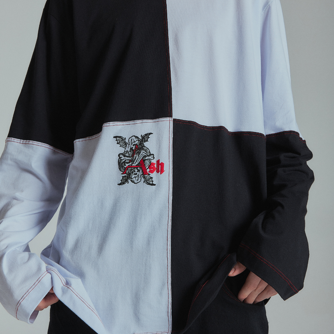 LONGSLEEVE BLACK & WHITE