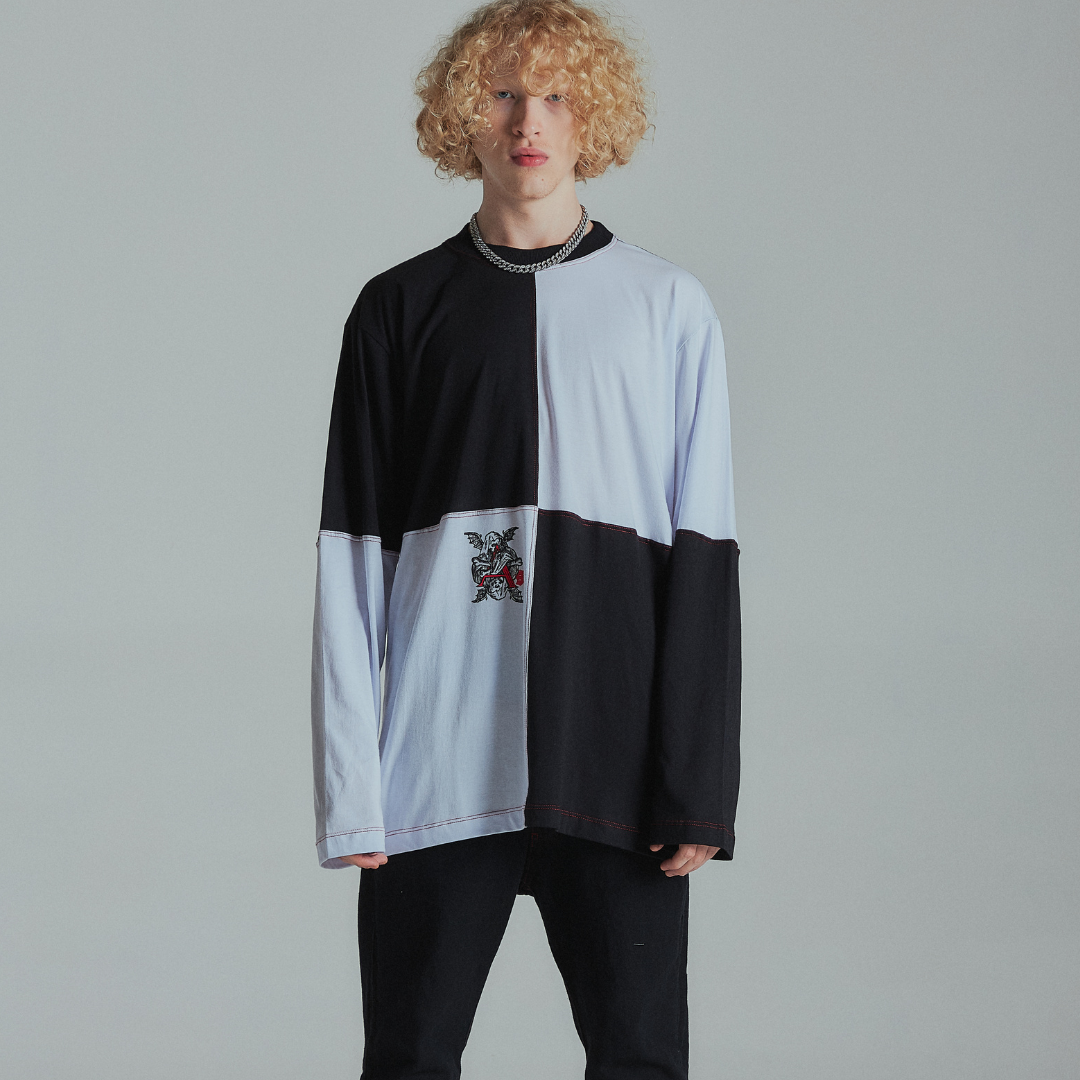 LONGSLEEVE BLACK & WHITE